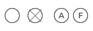 Example Symbols for Dry Cleaning